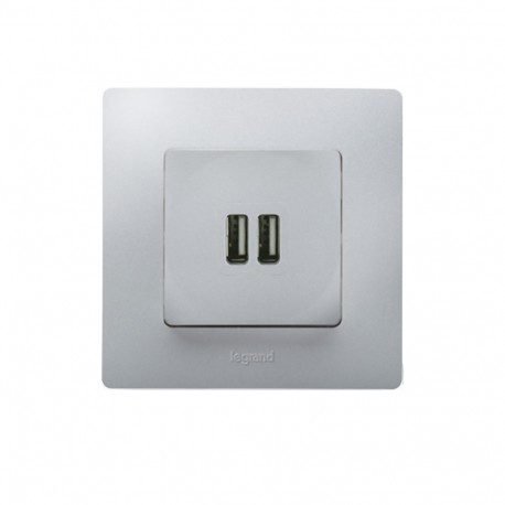 665394 LEGRAND NL-BASE 2xUSB 2400MA ALLUME