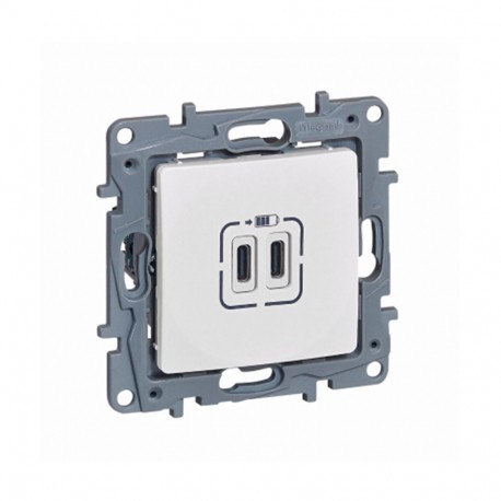 764595 LEGRAND NL-BASE USB C+C 3A/5V BLANC
