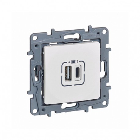 764597 LEGRAND NL-BASE USB A+C 3A/5V BLAN
