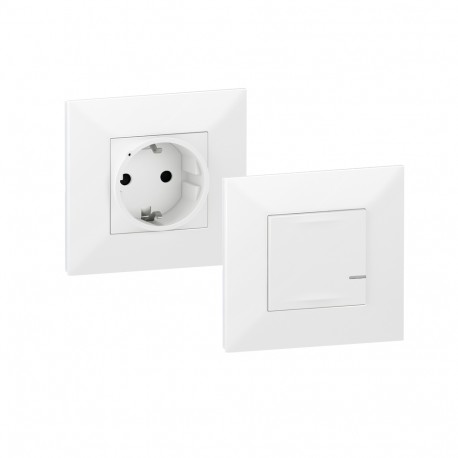 741824 LEGRAND VNwN-2P+T+COM.WL BIANCO