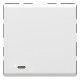 078475 LEGRAND MOSAICO ON/OFF REMOTO UNI PUL BL