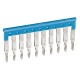 037503 LEGRAND COMB 10 TERMINALS STEP 6 MM BLUE