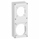 057719 LEGRAND LE COUVERCLE 2 TROUS 16/32 + 63 À
