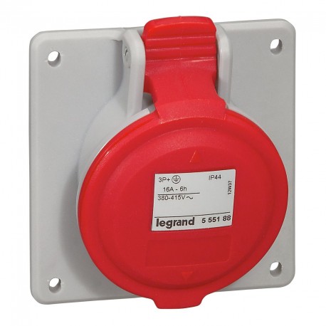 555188 LEGRAND P17 B. CUA 16A 3P+E 415V IP44