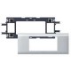 011204 LEGRAND DLP ALU-SUPPORT MOSAIC 4M T65