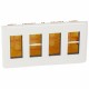078874 LEGRAND CAIXA DE EMBUTIR 4 COLUNAS BL