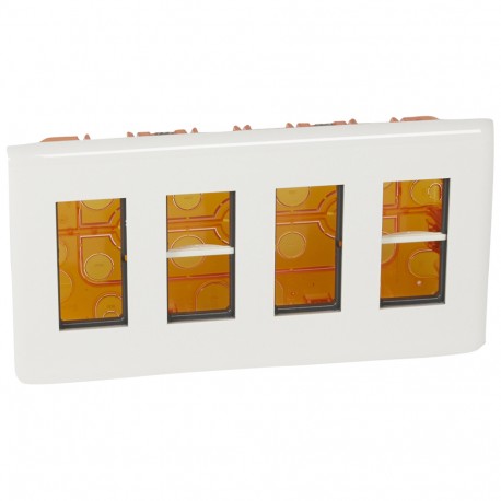 078874 LEGRAND CAIXA DE EMBUTIR 4 COLUNAS BL