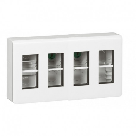 078884 LEGRAND CAIXA SUPERFÍCIE 4 COLUNAS BL