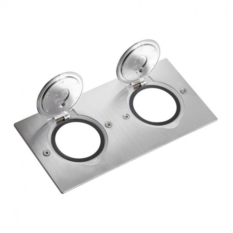 089702 LEGRAND CAIXA IP44 RECTANGU 2X2M INOX