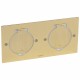 089712 LEGRAND CAJA IP44 RECTANGU 2X2M BRONCE