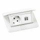 654008 LEGRAND POP-UP KIT BOM 4M SCH+USB BL