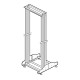 046395 LEGRAND LKO-BATI RACK 19" 42U 2 MOUNTED