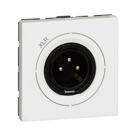 078756 LEGRAND MO-BASE XLR 3POL M 2M BL GERISSEN