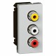 079254 LEGRAND МО-БАЗА КАБЕЛЬ 3RCA 1М В РАЗДРАЙ