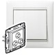 770084 LEGRAND VL-BASE RCA-BIANCO