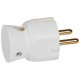 050316 LEGRAND PLUG 2P+T S/SIDE WHITE