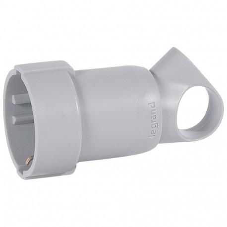 050325 LEGRAND BASE MOBILE-2P+T C/SHOOTER GRAY