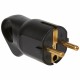 050328 LEGRAND SPINA 2P+T C/MANICO NERO
