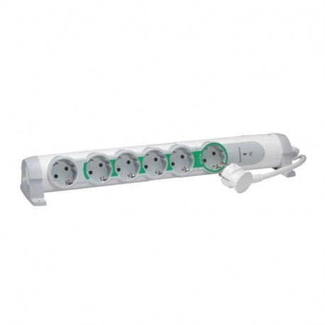 694648 LEGRAND BM 6X2P+T MST SLAV C/PROT 1,5M