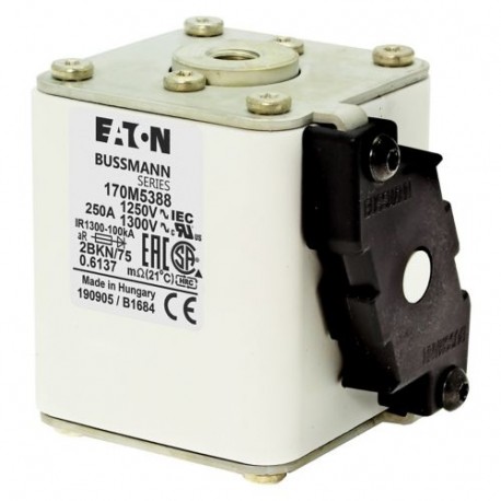 FUSE 280A 1250V 2BKN/75 AR CU 170M5389 EATON ELECTRIC SICHERUNG 280A 1250V 2BKN/75 AR CU