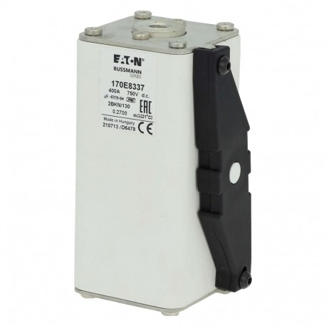 FUSE 400A 750V 2BKN/130 GR DC 170E8337 EATON ELECTRIC SICHERUNG 400A 750V 2BKN/130 GR DC