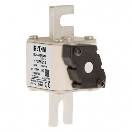 FUSE 80A 900V 1KW/80 AR 170E5514 EATON ELECTRIC SICHERUNG 80A 900V 1KW/80 AR