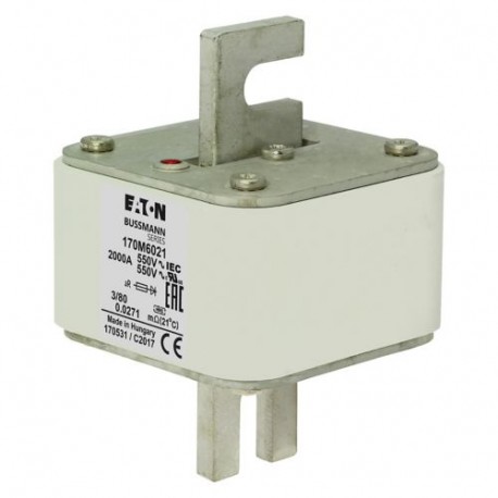 FUSE 850A 1750V 3BKN/125 AR 170M6026 EATON ELECTRIC SICHERUNG 850A 1750V 3BKN/125 AR