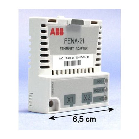 FENA-21 3AUA0000089109 ABB Feldbusadaptermodul, 2 x Ethernet (EtherNet / IP, Modbus / TCP, PROFINET)