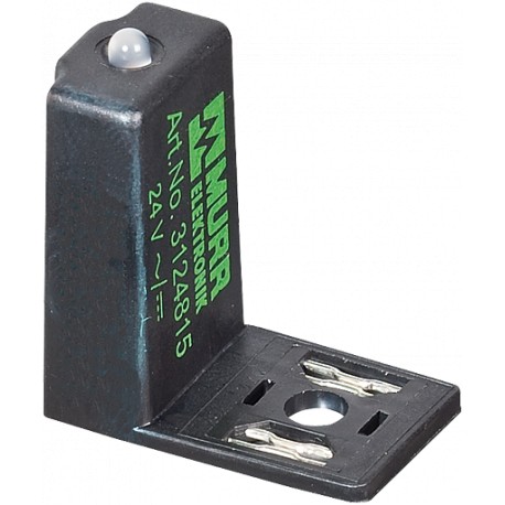 3124815 MURRELEKTRONIK VALVE PLUG SUPPRESSOR FORM CI 9.4MM With LED, 24VAC/DC/50VA/W