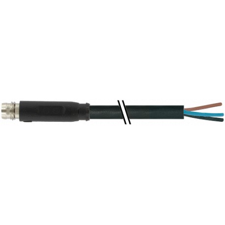 7000-08161-6301000 MURRELEKTRONIK MACHO M8 COMPLEMENTO DE 0° PUR 3x0.25 AMARELO, 5m