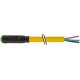 7000-08201-0200150 MURRELEKTRONIK MACHO M8 COMPLEMENTO DE 0° PUR 4x0.25 preto UL/CSA, arraste ch 3m