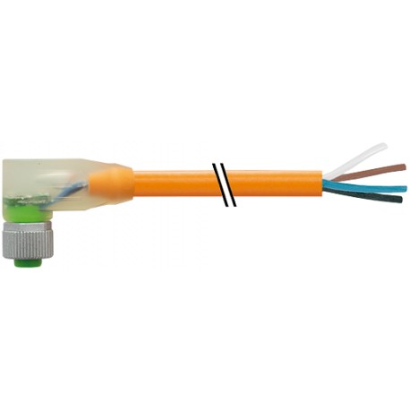 7000-12423-4871000 MURRELEKTRONIK M12 Buchse 90° mit Kabel LED PUR 4x0.34 oder UL/CSA+robot+drag ch. 5m