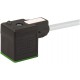 7000-18031-2261000 MURRELEKTRONIK MSUD Basic valve plug form A 18mm, cable exit up PUR 3x0.75 bk UL/CSA 10m