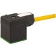 7000-18111-0271000 MURRELEKTRONIK MSUD Basic valve plug form A 18mm, cable exit up PUR 3x0.75 bk UL/CSA 10m