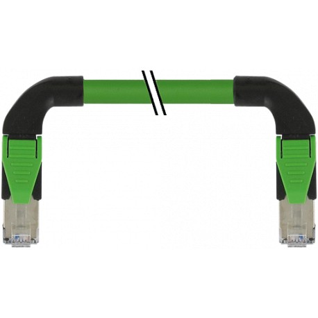 7000-74569-7960300 MURRELEKTRONIK RJ45 macho de 45°para a esquerda /RJ45 macho 90°para a esquerda blindado E..