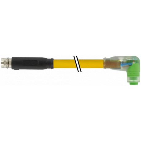 7000-88161-0200100 MURRELEKTRONIK Macho M8 0° / M8 hembra 90° complemento de PVC 3x0.25 bk UL/CSA 2m