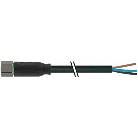 7004-08041-6101000 MURRELEKTRONIK M12 Potencia S-co.d masculino receptáculo de montaje frontal V2A cables PU..