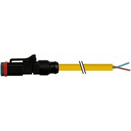 7072-72011-1450150 MURRELEKTRONIK Ventilstecker MDC06-2s mit Kabel PUR 2x0.75 bk UL/CSA+drag chain-12m