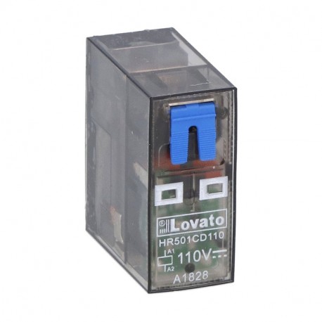 HR501CD110 LOVATO Relais miniature 1 Commuté 16A 110VDC + LED