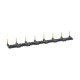 HR5X9008 LOVATO Плиты 8 Полюс черный для HR5X