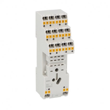 HR6XS41S LOVATO Base para HR604C Terminal de resorte