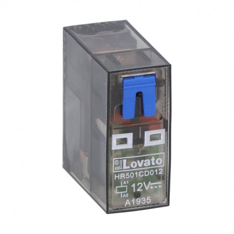 HR501CD012 LOVATO Relay miniature 1 Switched 16A 12VDC + LED