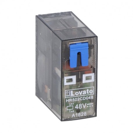 HR502CD048 LOVATO Relais Miniatur-2 Geschaltet 8A 48VDC + LED