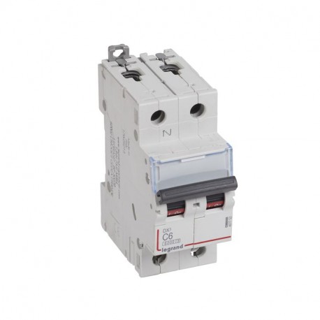 407752 LEGRAND MAGNETE DX3 6/10 KA C P+N 6A