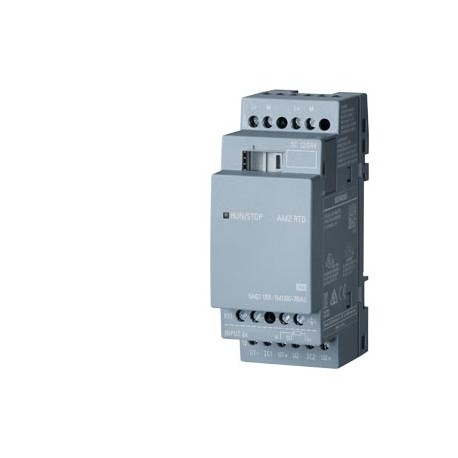 6AG1055-1MD00-7BA2 SIEMENS SIPLUS LOGO! AM2 RTD based on 6ED1055-1MD00-0BA2 mit Conformal Coating, -40…+70°C..
