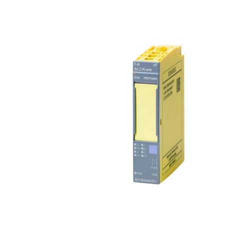 6AG1136-6AA00-2CA1 SIEMENS SIPLUS ET 200SP F-AI 4xI 2-/4-wire HF -25 ... +60 °C, con Conformal Coating based..