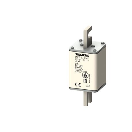 3NE3202-0MK SIEMENS SITOR fuse link, with slotted blade contacts, NH1, In: 40 A, gR, Un AC: 1000 V, Un DC: 6..