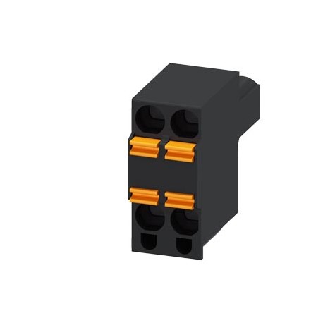 3RF2900-2TB88 SIEMENS control connector for 3RF20/21/22/23/24 spring-loaded connection system two clamping p..