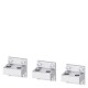 3VW9011-0AN32 SIEMENS rear main circuit connections horizontally/vertically adjust. 3 units, for guide frame..