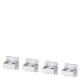 3VW9011-0AN33 SIEMENS SENTRON. Conexiones principales traseras orientables horizontal/vertical 4 uds.. para ..